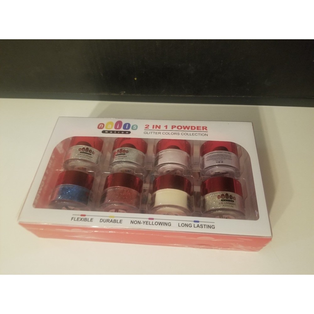 Acrylic Gel nail powder with glitter